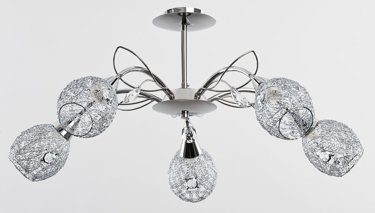 Lustra Alfa Marlena Chrome 5xE14