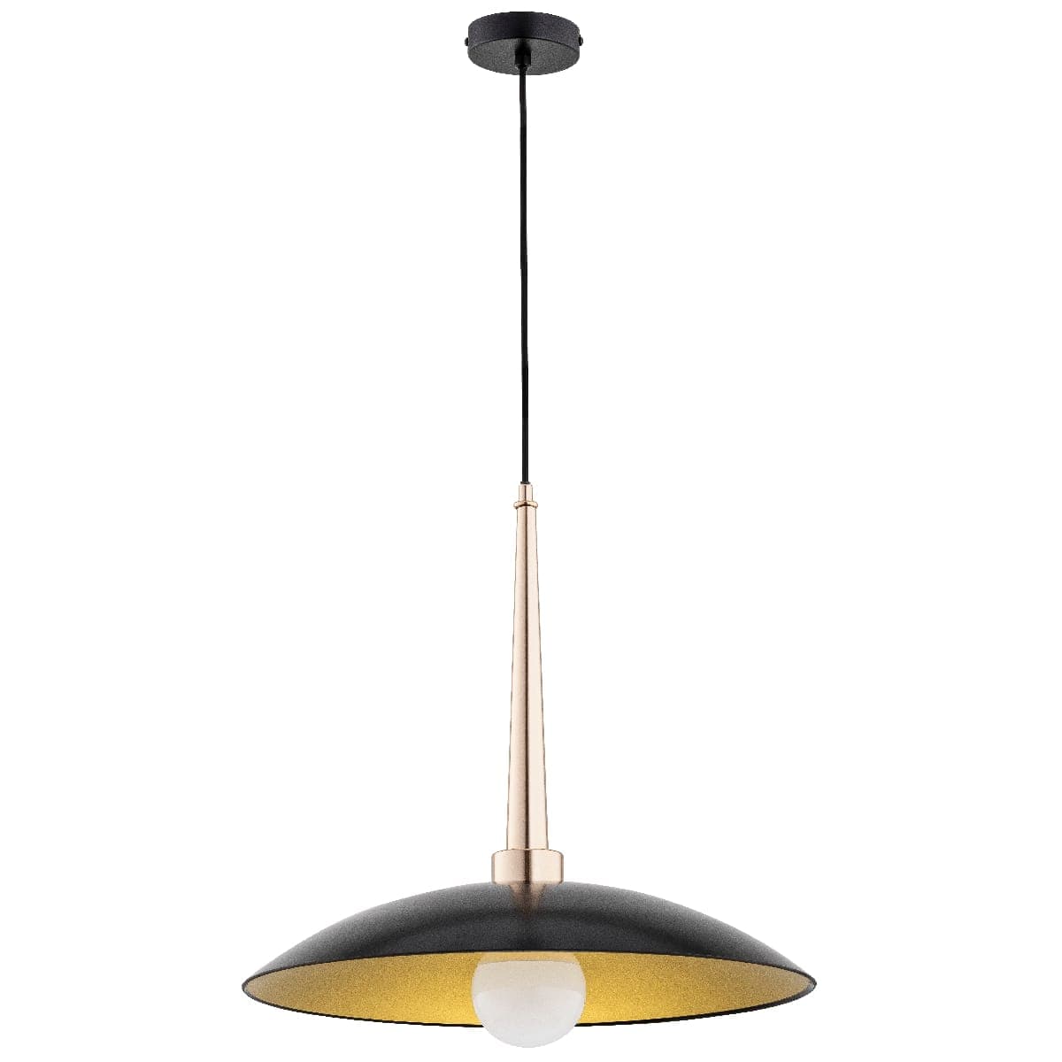 Lustra Pendul Alfa Velian Neagra 1xE27