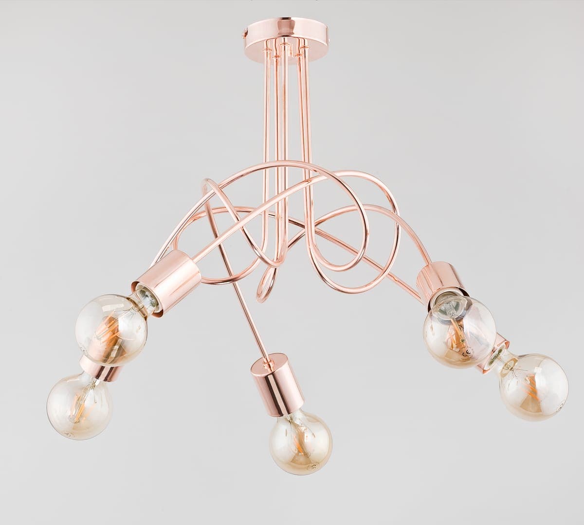 Lustra Alfa Tango Copper 5xE27