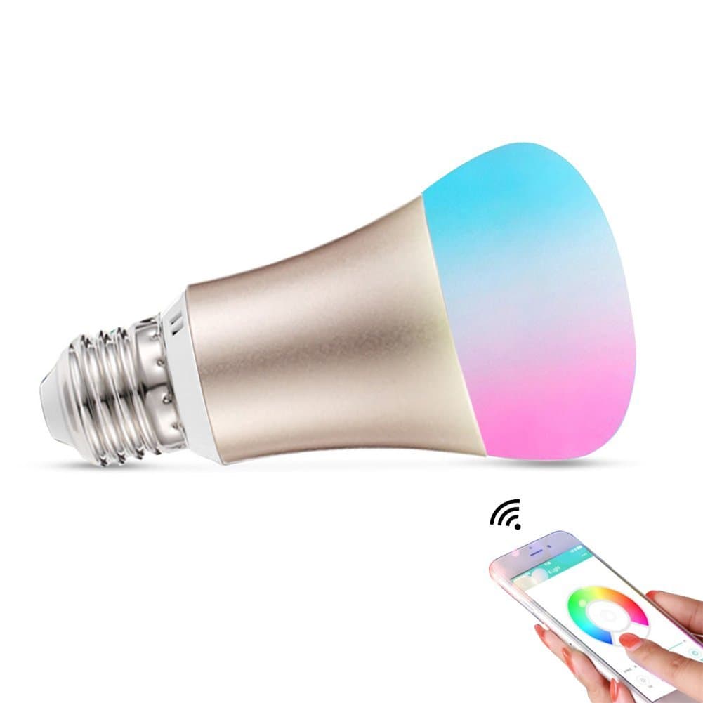 Bec Led Smart Wi-Fi E27, 5W, Rgb+6400K, lumina rece, 850Lm