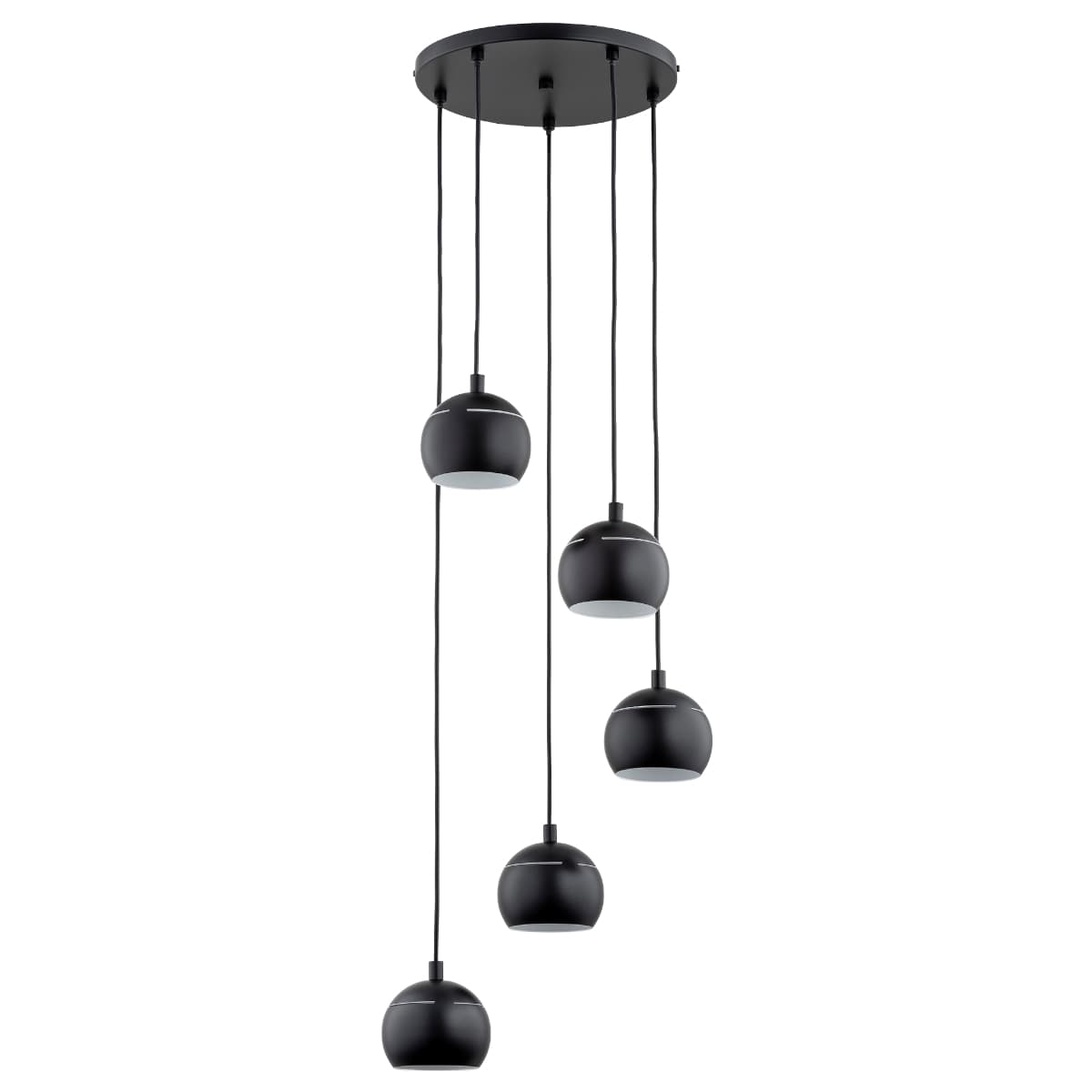 Lustra Pendul Alfa Plus Neagra 5xE14