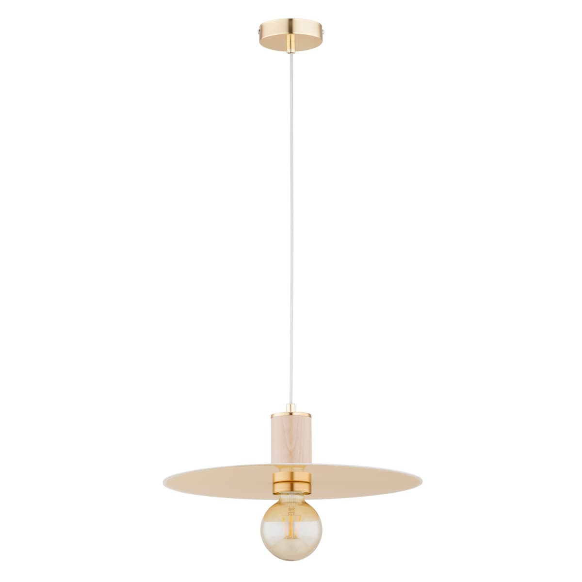 Lustra Pendul Alfa Aria Aurie 1xE27
