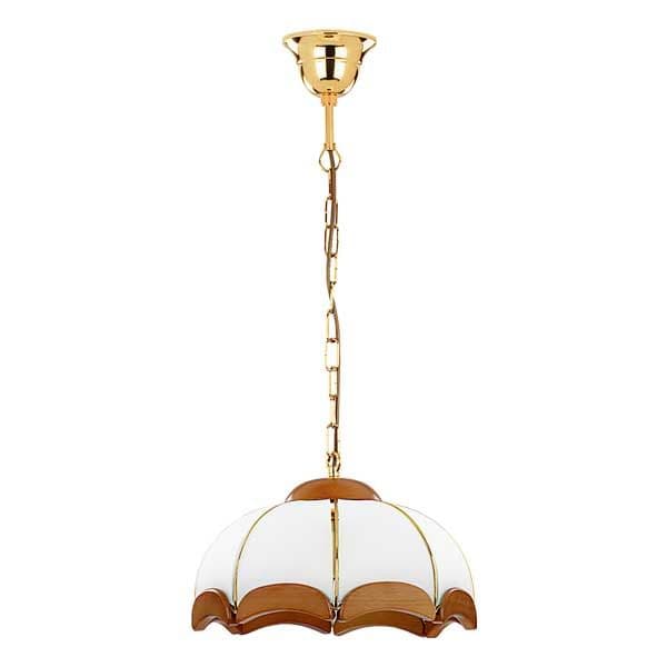 Lustra Pendul Alfa Sikorka Lemn 1xE27