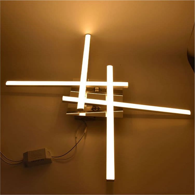 Lustra Led 4 brate alba