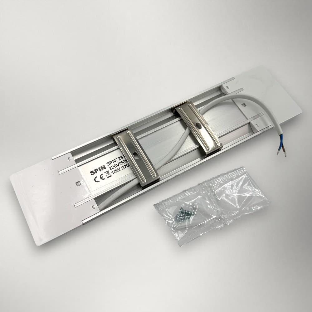 Corp Led Fida aluminiu, 10W=20W, 3000K, lumina calda