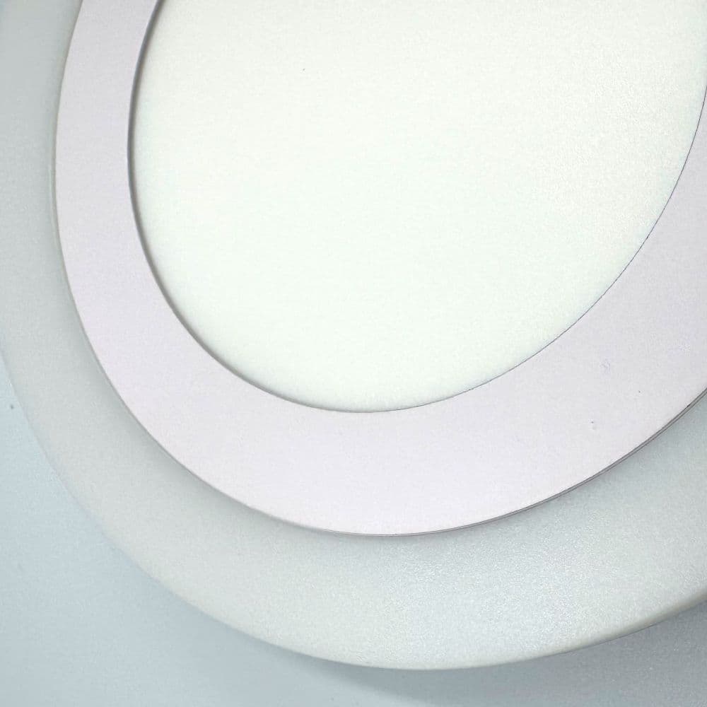 Spot LED Rotund, Doua Culori, 24+12W, 3000K-6500K, Trei Functii, 3+1GRATIS