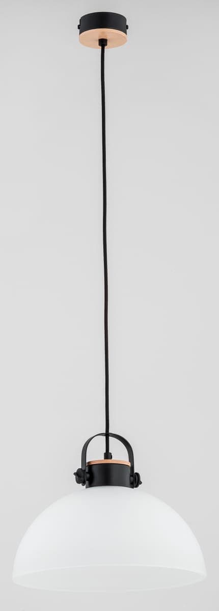 Lustra Pendul Alfa Bolo Lemn 1xE27