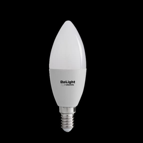 Bec Led Lumanare E14, model C37, 9W=80W, 4100K, lumina neutra