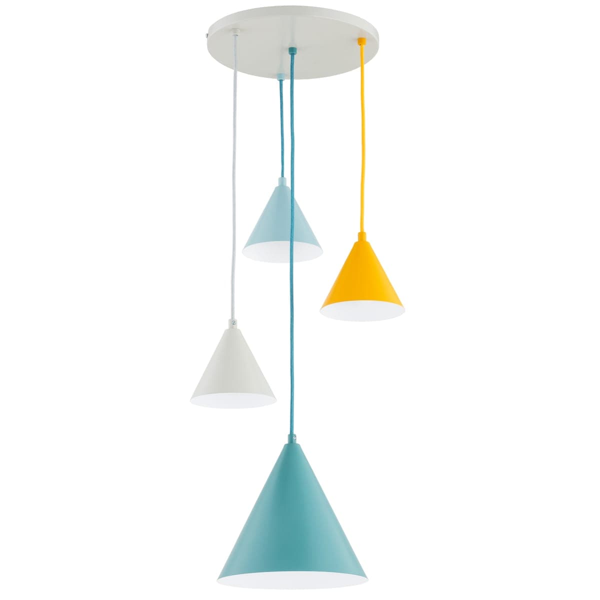 Lustra Pendul Alfa Ganna Multicolor 4 X E27