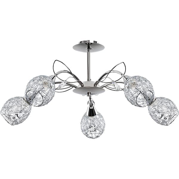 Lustra Alfa Marlena Chrome 5xE14