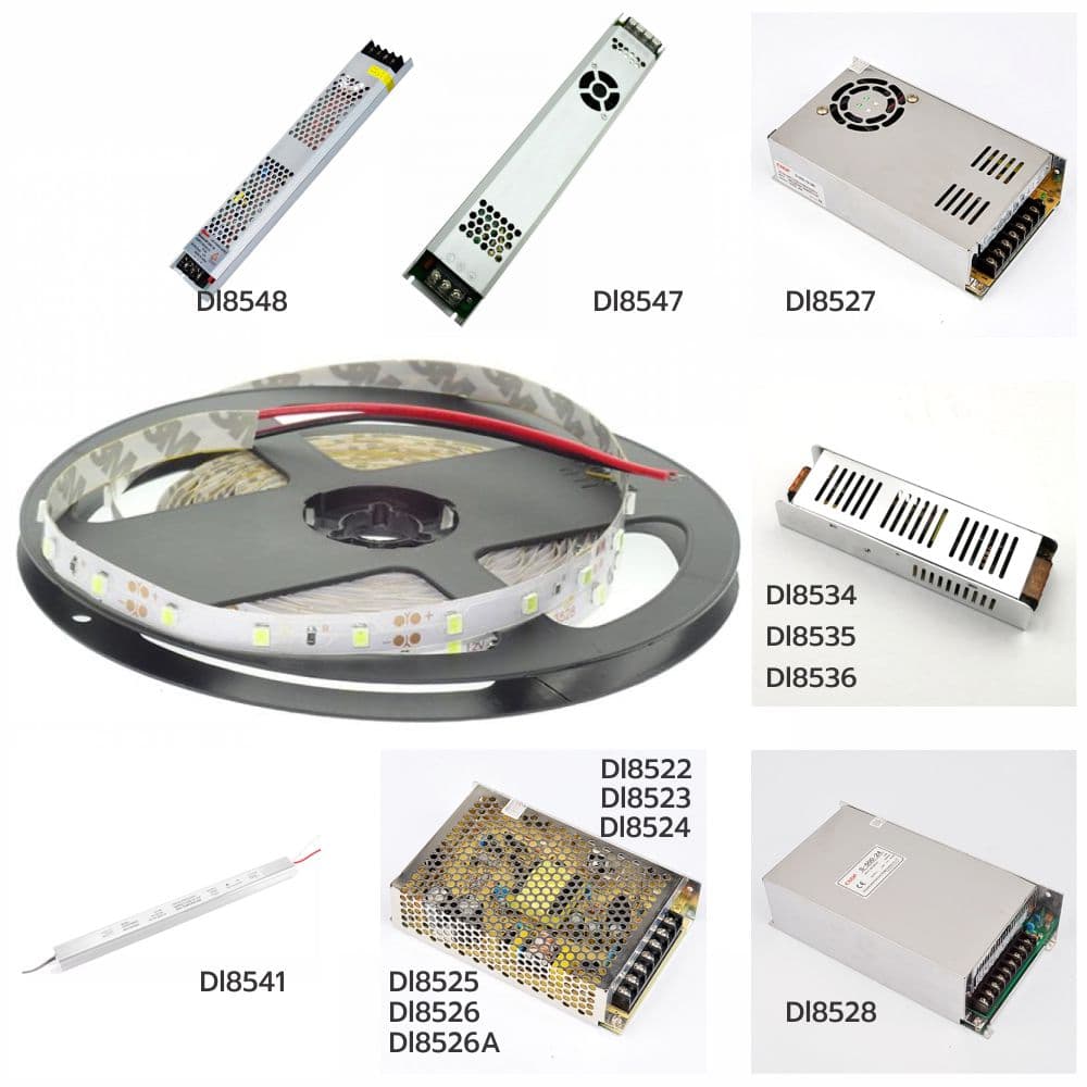 Banda LED 12V 4.8W/M 60LED/M IP20 R2835, lumina rece - rola de 5m