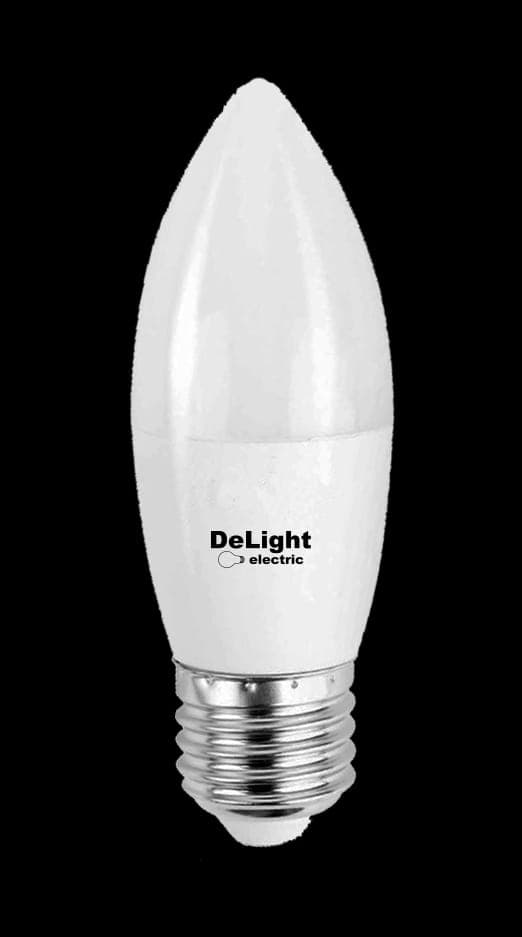 Bec Led Lumanare E27 dl C37, 9W=80W, lumina rece