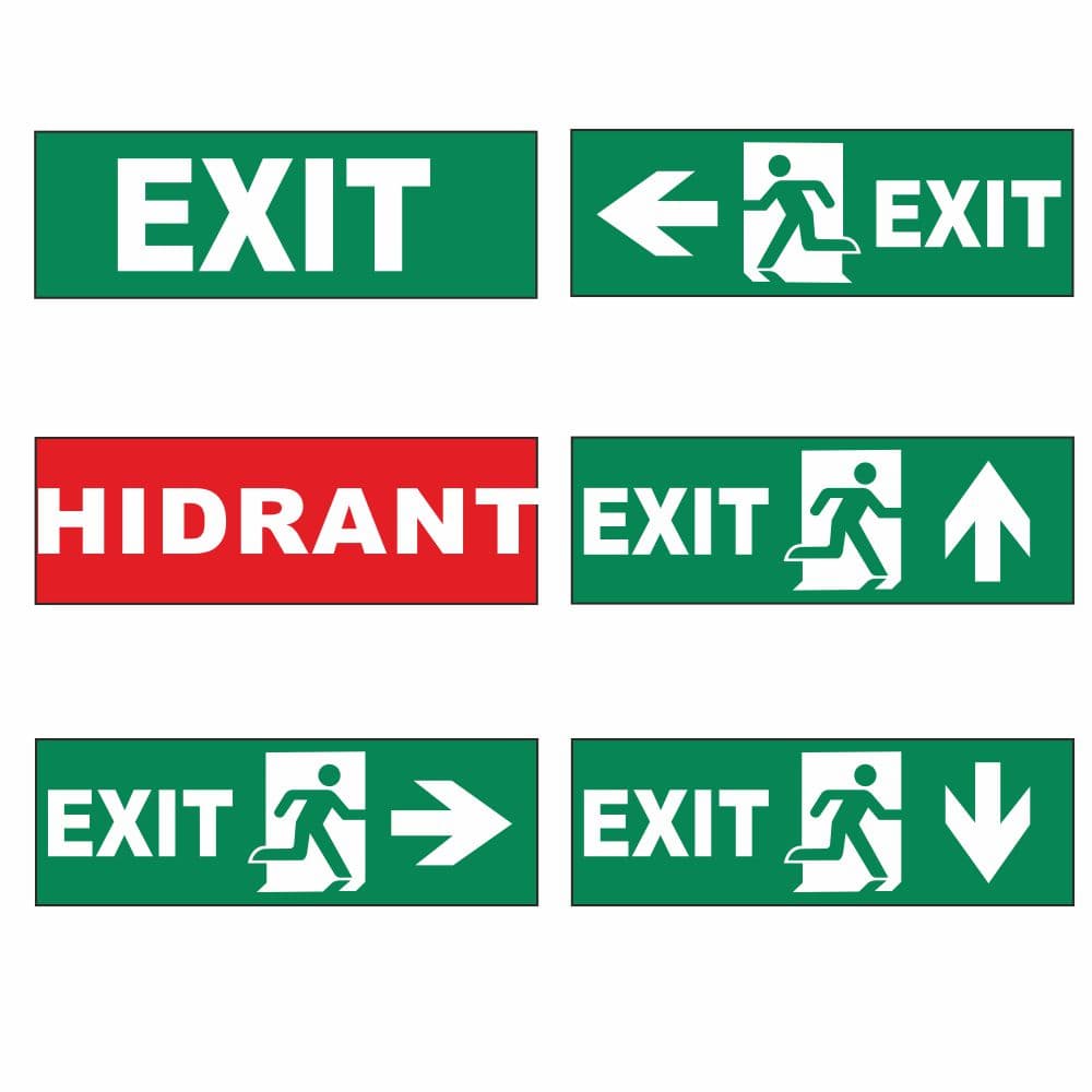 Autocolant Lampa Exit 16 Led