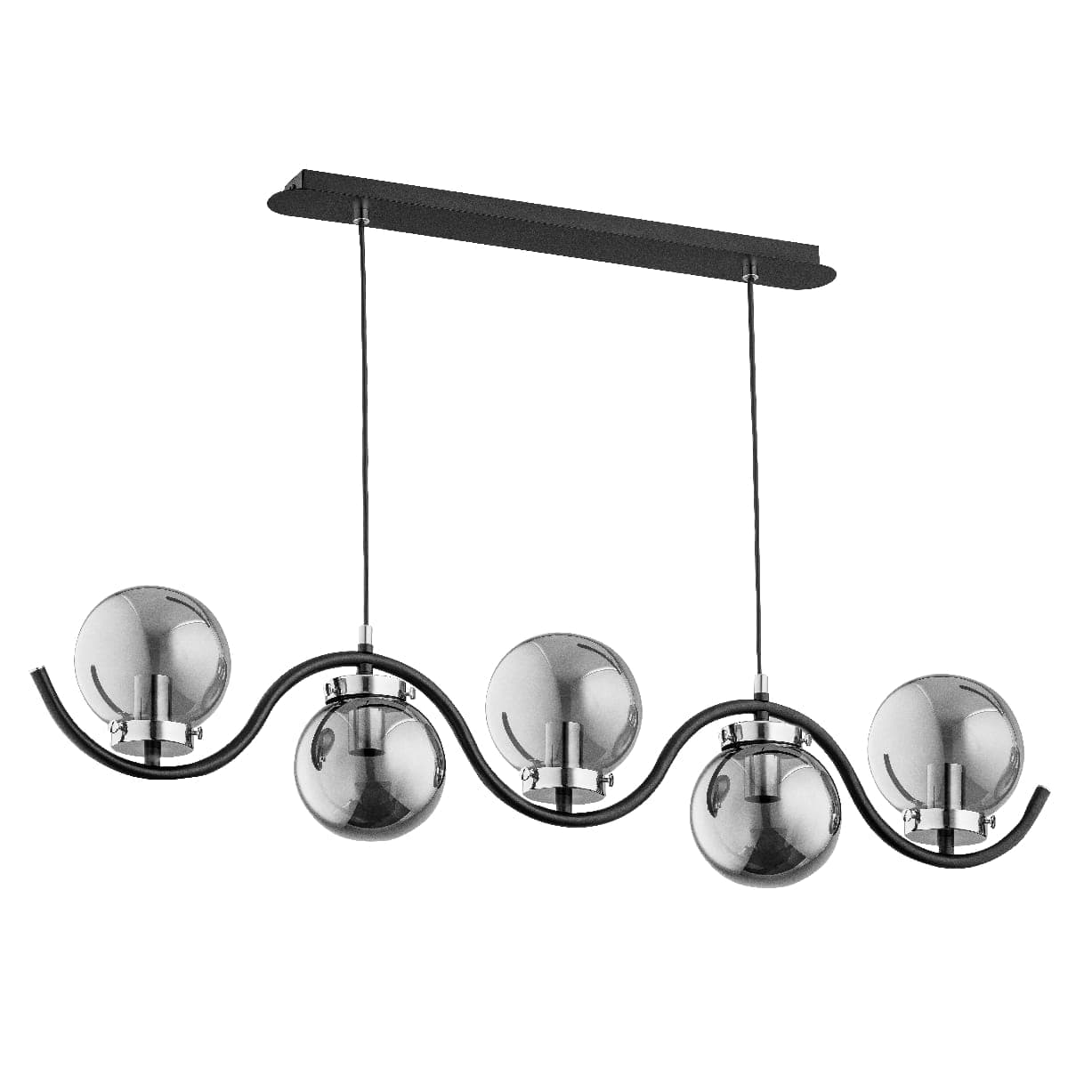 Lustra Pendul Alfa Korda Chrome 5xE14
