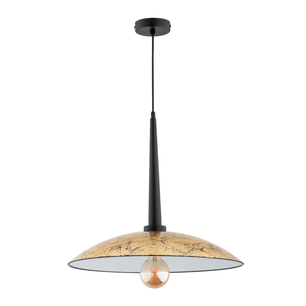 Lustra Pendul Alfa Demi Neagra 1xE27