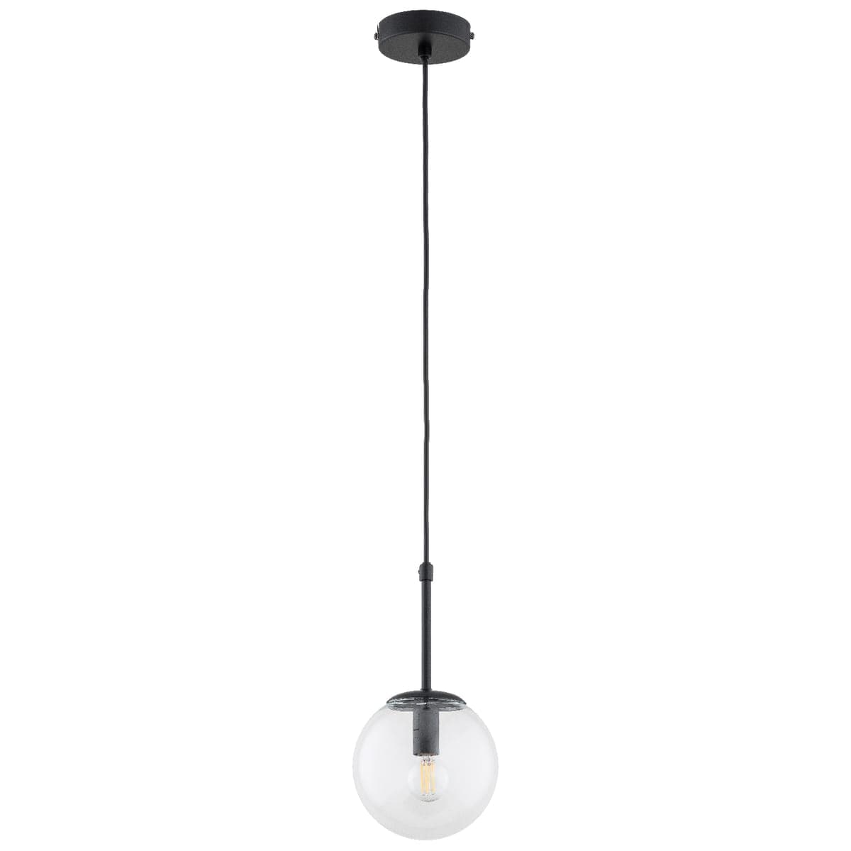 Lustra Pendul Alfa Sebia Neagra 1xE14
