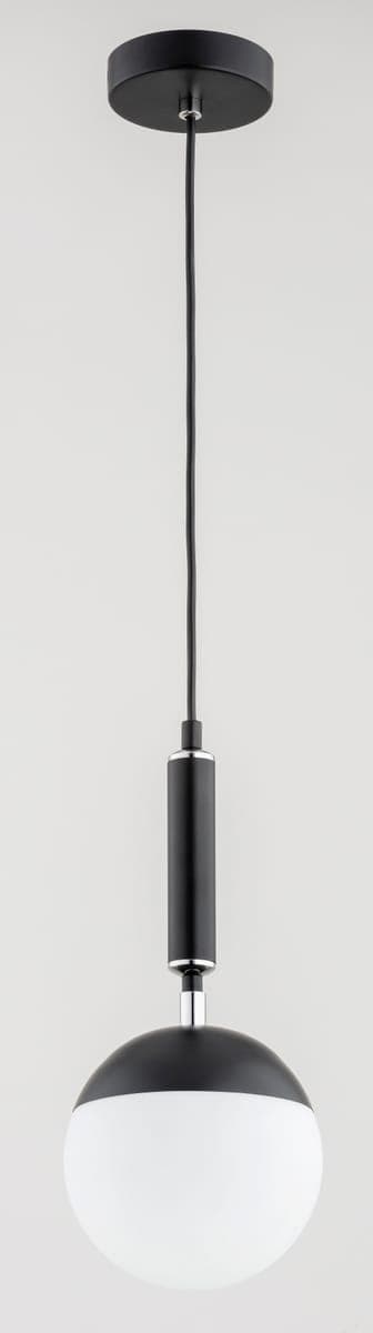 Lustra Pendul Alfa Marakas Neagra & Alba 1xE14