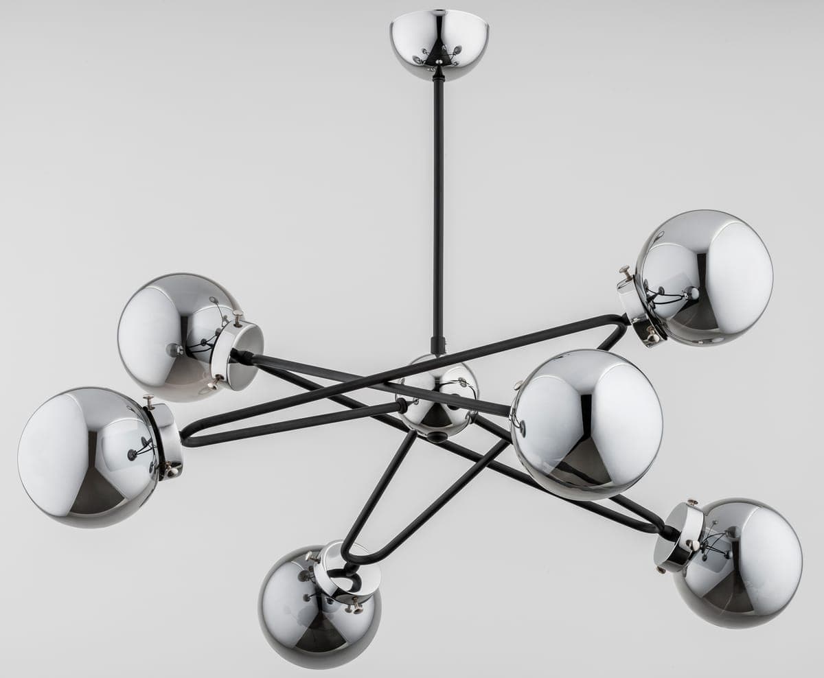 Lustra Alfa Sagito Chrome 6xE14