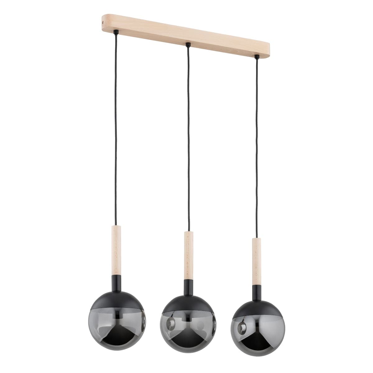 Lustra Pendul Alfa Ranczo Lemn 3xE14