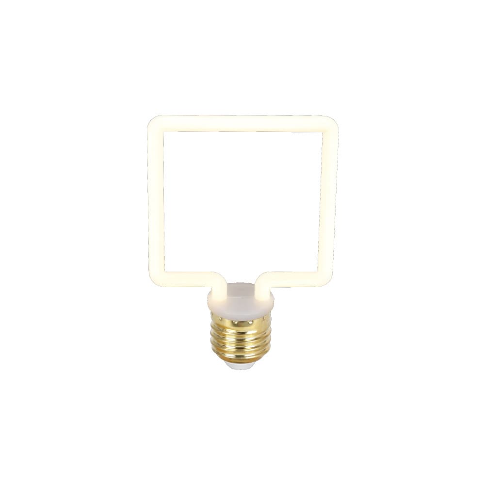 Bec LED Neon Patrat 4W/2200K/360lm, 3+1GRATIS