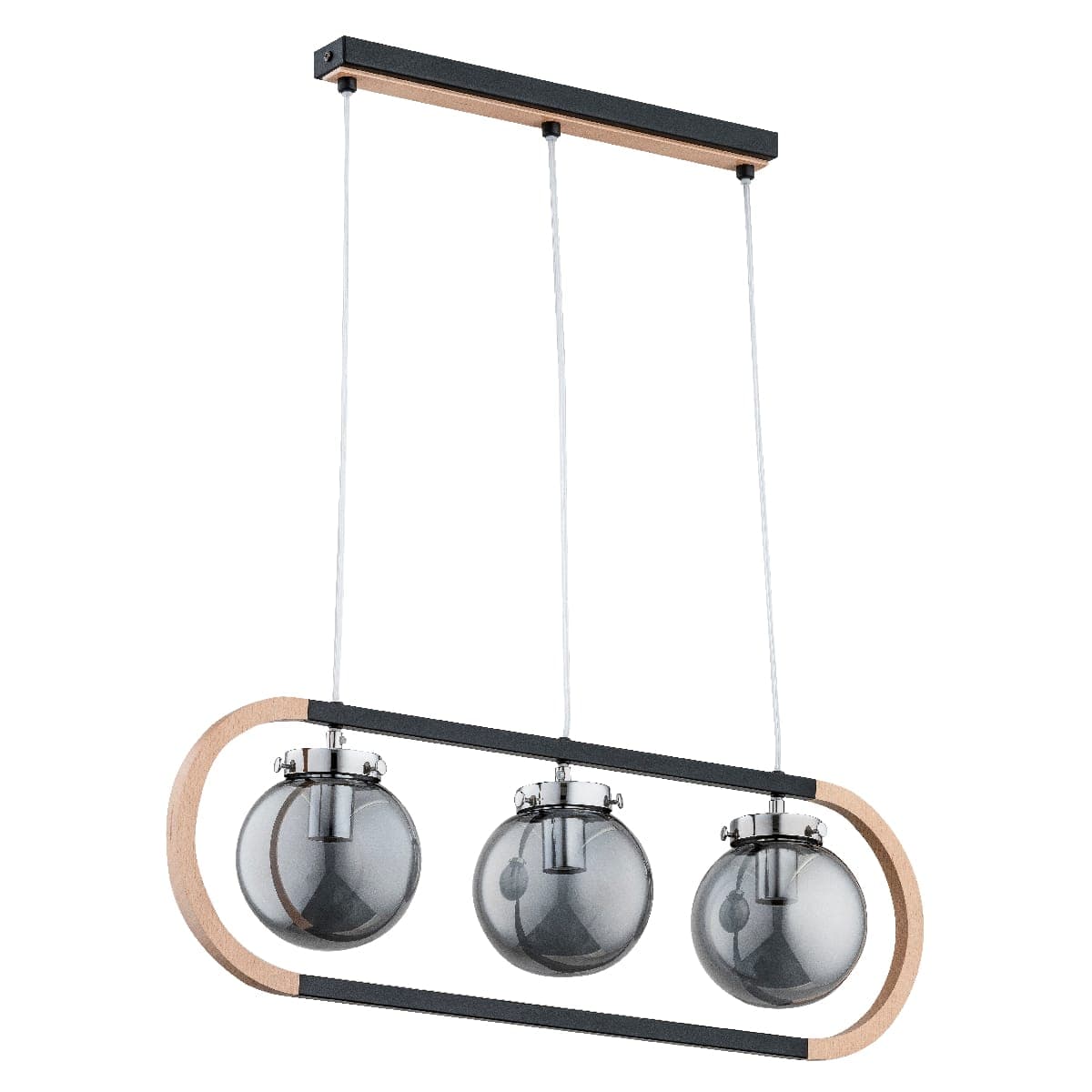Lustra Pendul Alfa Rino Lemn 3xE14