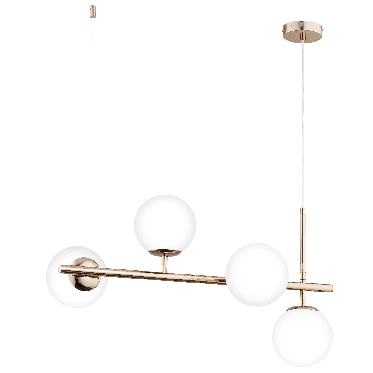 Lustra Pendul Alfa Vinci Aurie 4xE14