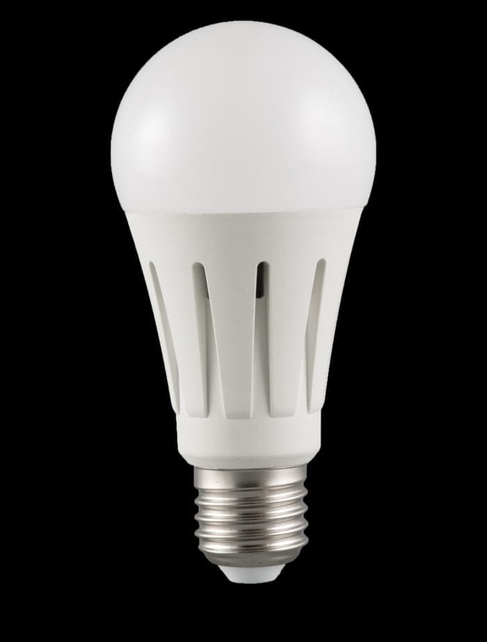 Bec Led E27, model glob A60, 15W=250W, lumina calda