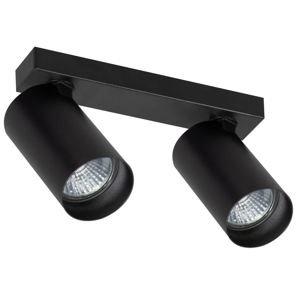 Aplica Cu Spoturi Alfa Alasa Neagra 2xGU10
