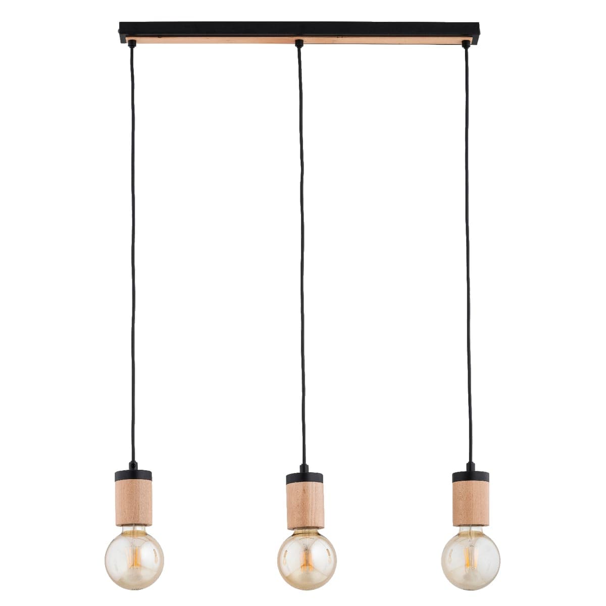 Lustra Pendul Alfa Safari Lemn 3xE27