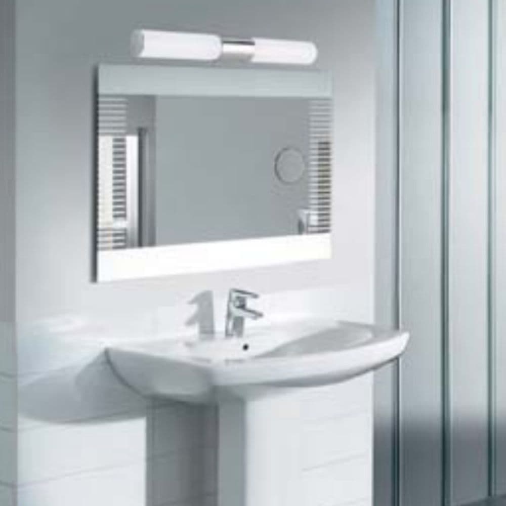 Corp LED baie inox, 10W, 4000K, lumina neutra, cu protectie IP44, 450mm