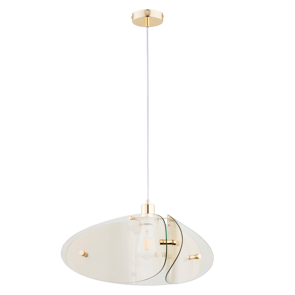 Lustra Pendul Alfa Kelis Yellow 1xE27