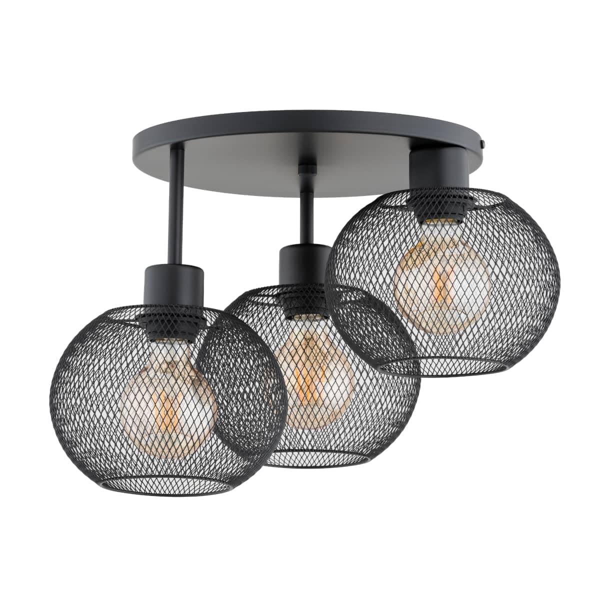 Lustra Alfa Kerso Neagra 3xE27