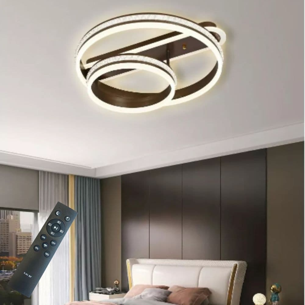 Lustra Led cerc 150w/9100lm cu Telecomanda pentru living  300+500mm
