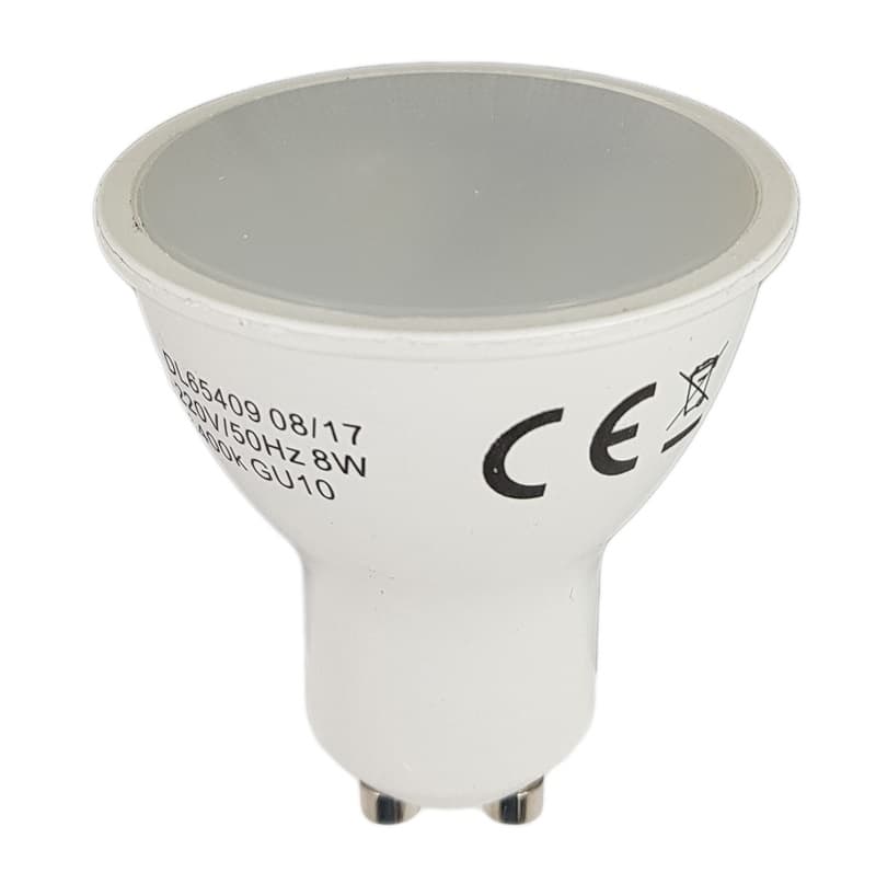 Bec Led GU10, model R50, 8W=60W, lumina calda