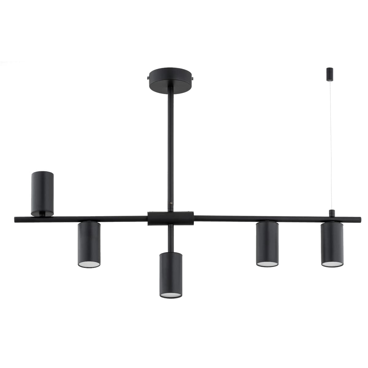 Lustra Alfa Saur Neagra 5xGU10