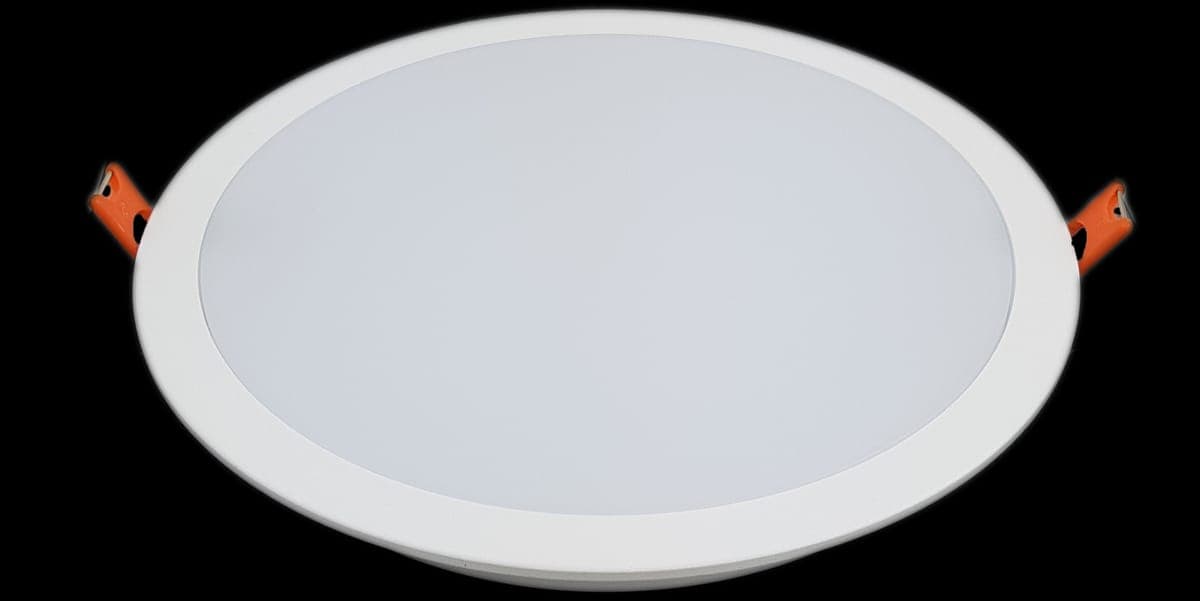 Spot Led Slim incastrat Ø225, 30W=200W, 3000K, lumina calda