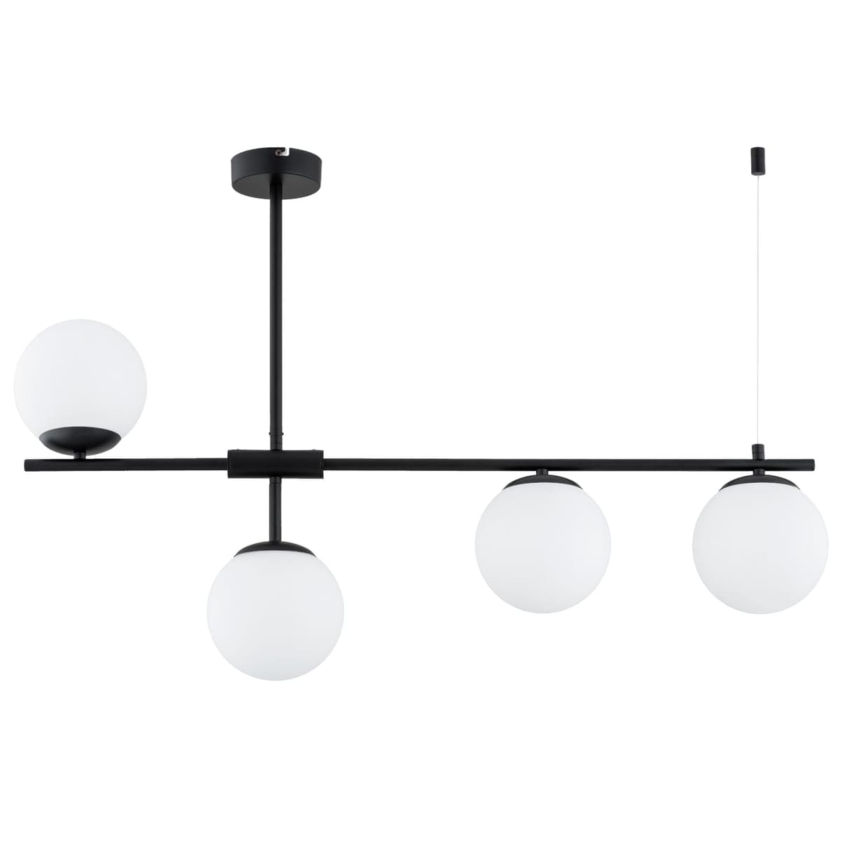 Lustra Alfa Fort Neagra & Alba 4xE14