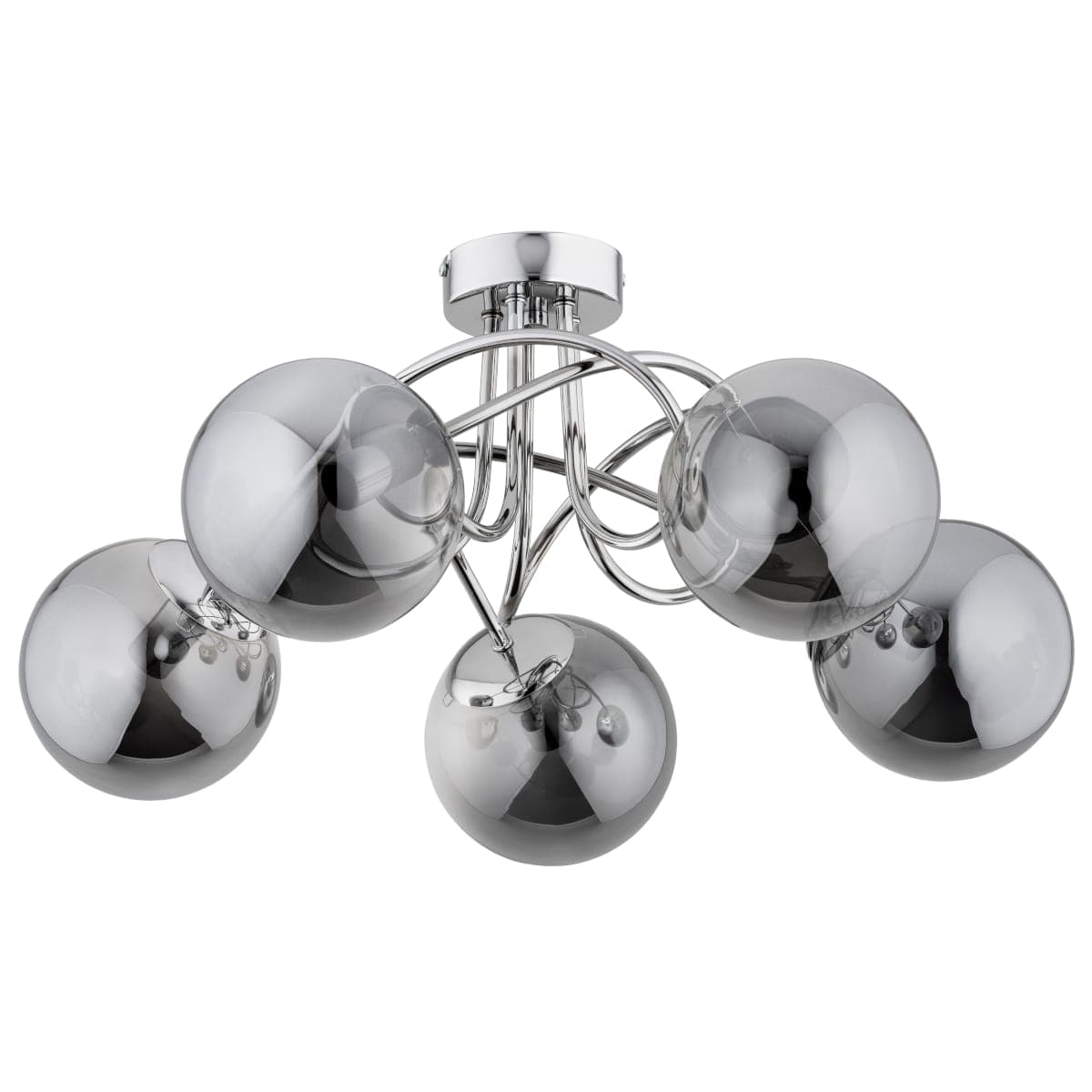 Lustra Alfa Banko Chrome 5xE14