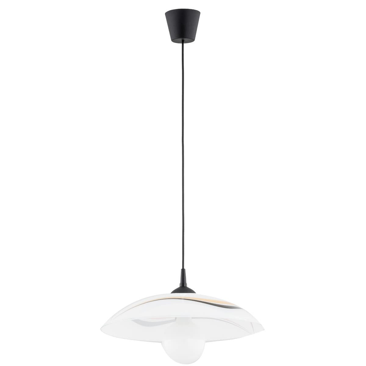 Lustra Pendul Alfa Fiołek Neagra & Alba 1xE27