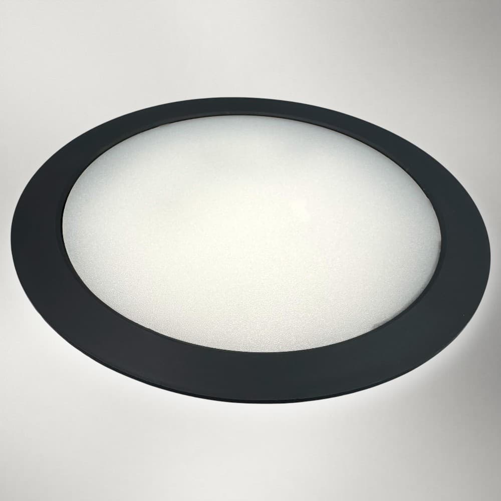 Spot Negru Led incastrat FI120 24W 4100K IP44