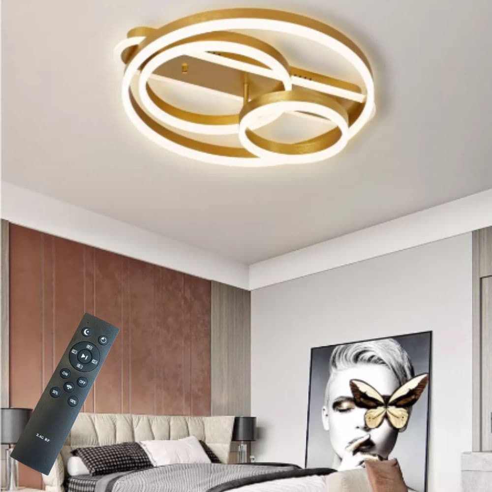 Lustra Led Living115w/6800lm cu Telecomanda 200+300+500mm