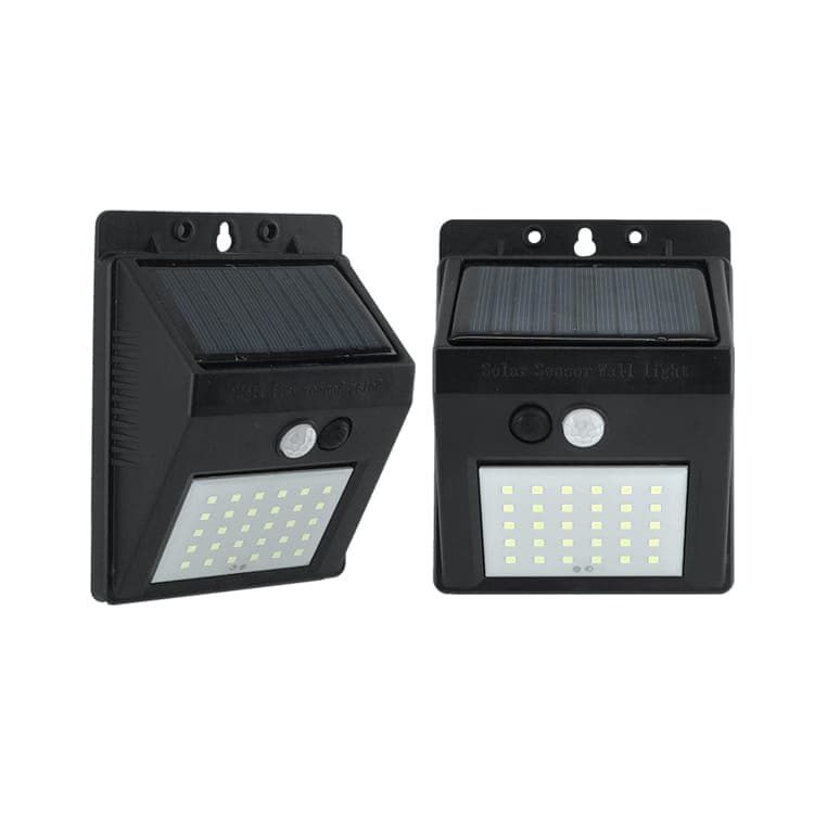 Aplica LED perete cu panou solar si senzor 10W
