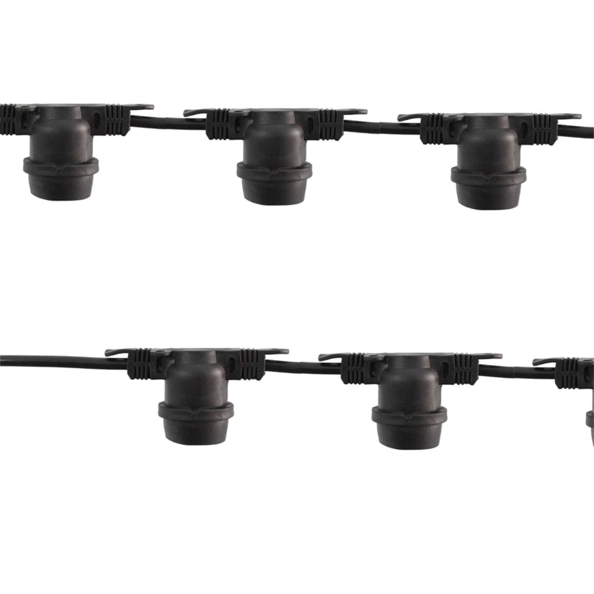 Ghirlanda luminoasa, 20m, interconectabil, E27, IP65, 20m