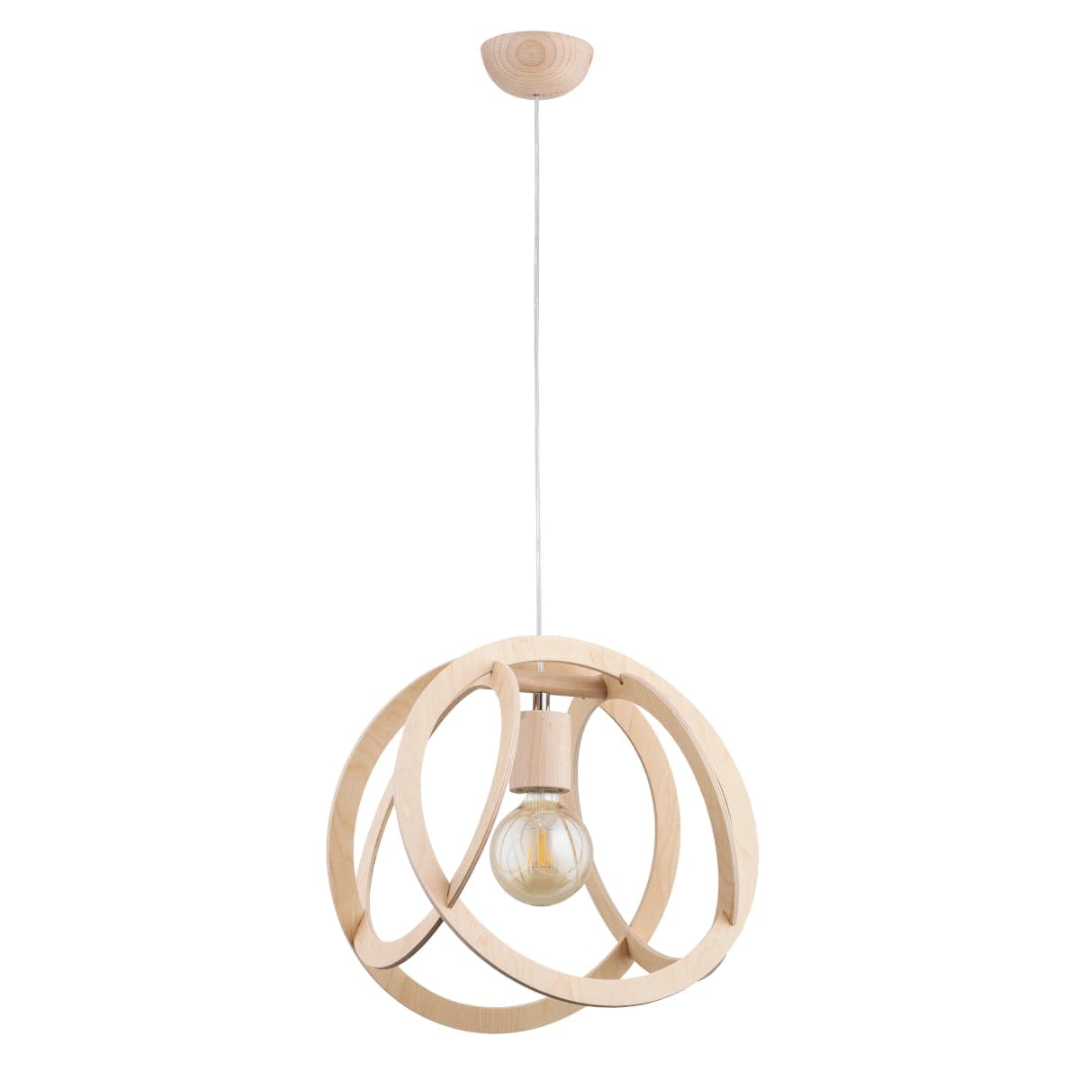 Lustra Pendul Alfa Lorena Lemn 1xE27