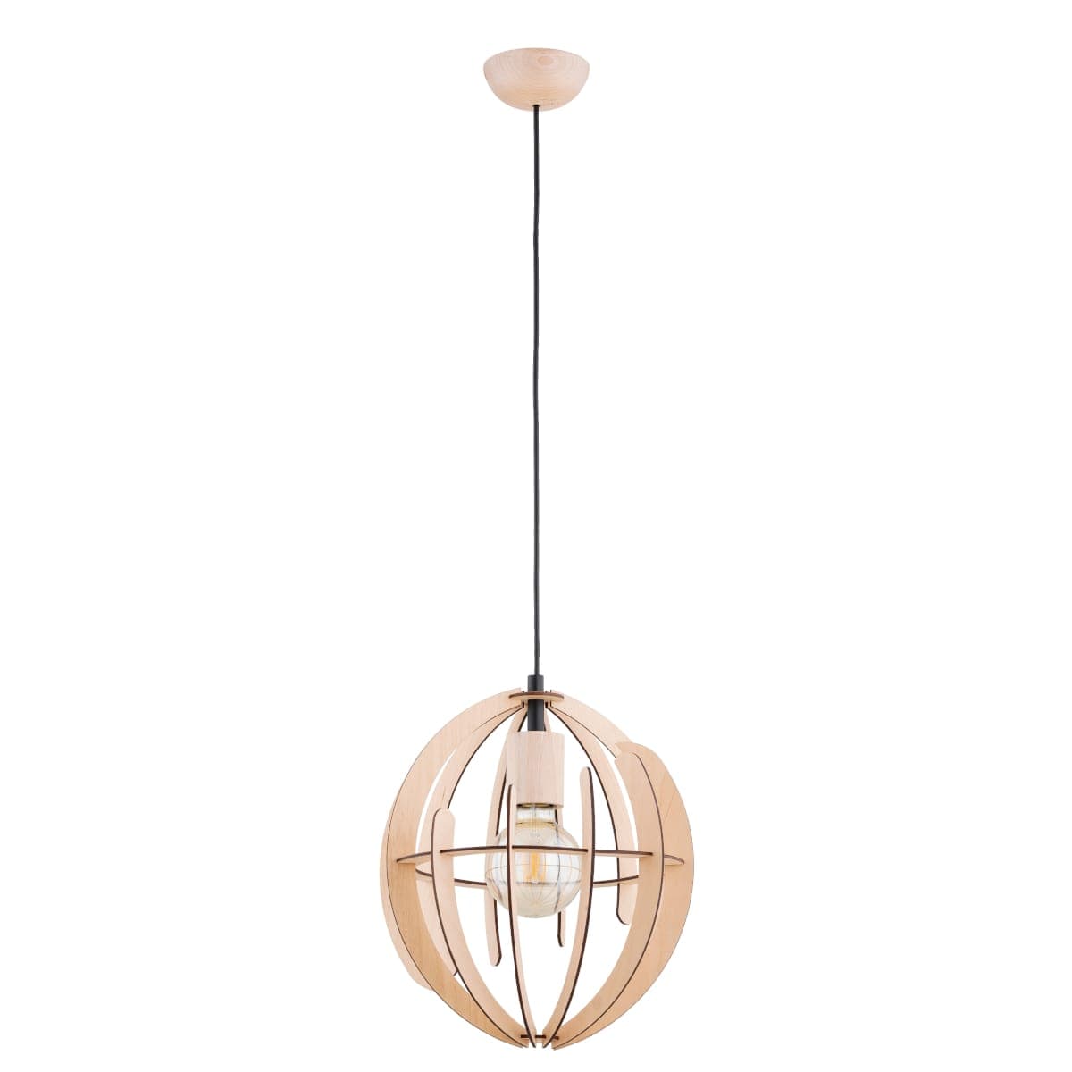 Lustra Pendul Alfa Solaria Lemn 1xE27