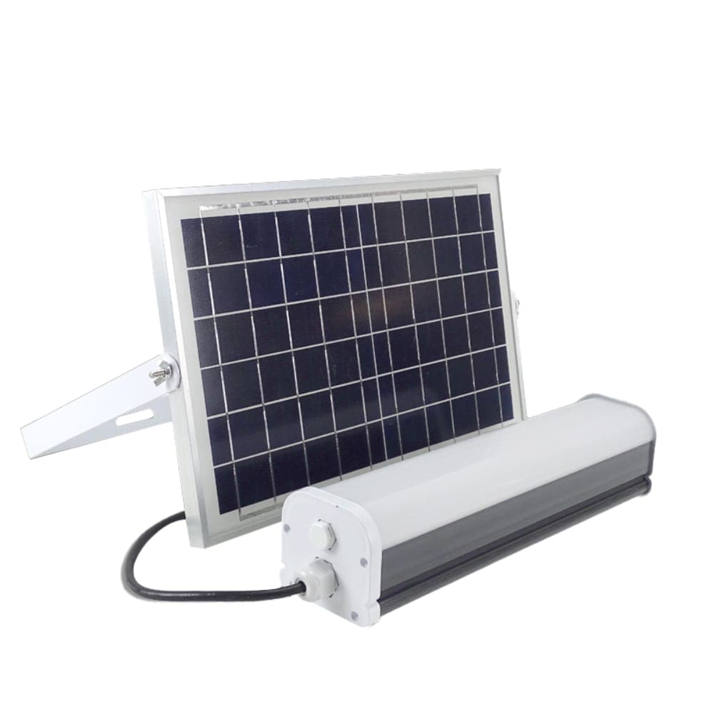 Corp liniar led cu panou solar 6V/6W 300X72X68mm  - 30W