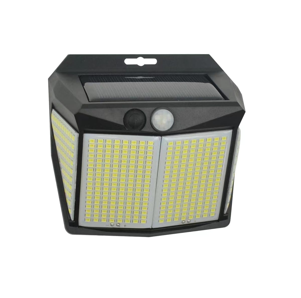 Aplica LED perete cu panou solar si senzor 10W lumina rece
