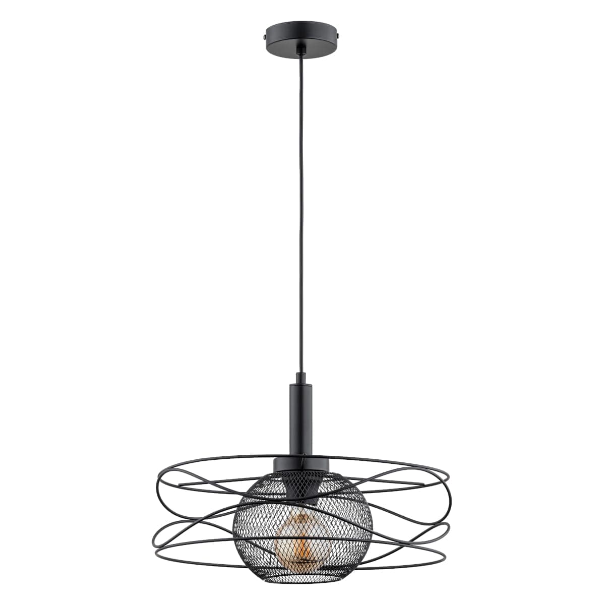 Lustra Pendul Alfa Diuk Mix Neagra 1xE27