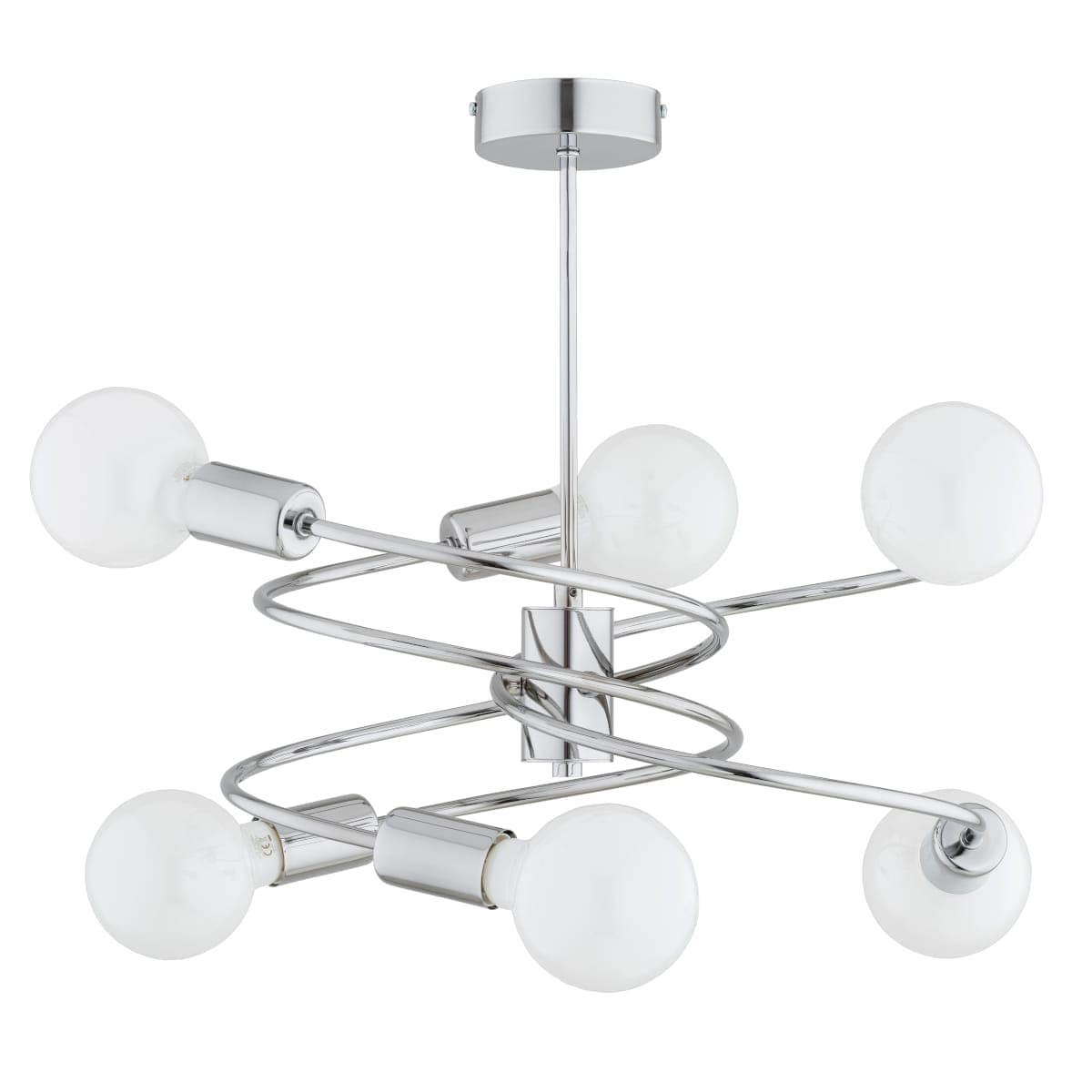 Lustra Alfa Disco Chrome 6xE27
