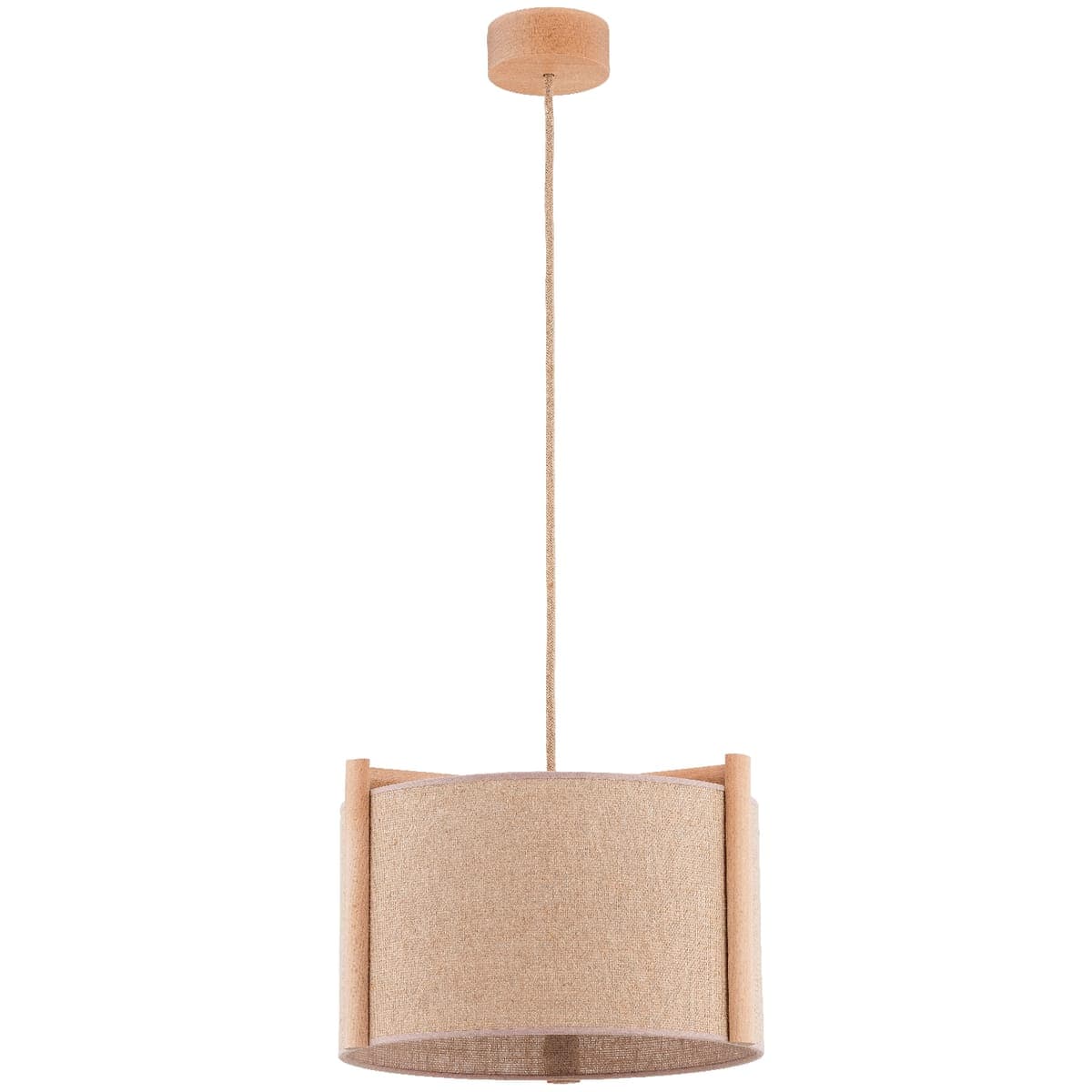 Lustra Pendul Alfa Leidi 1 Jute 1xE27